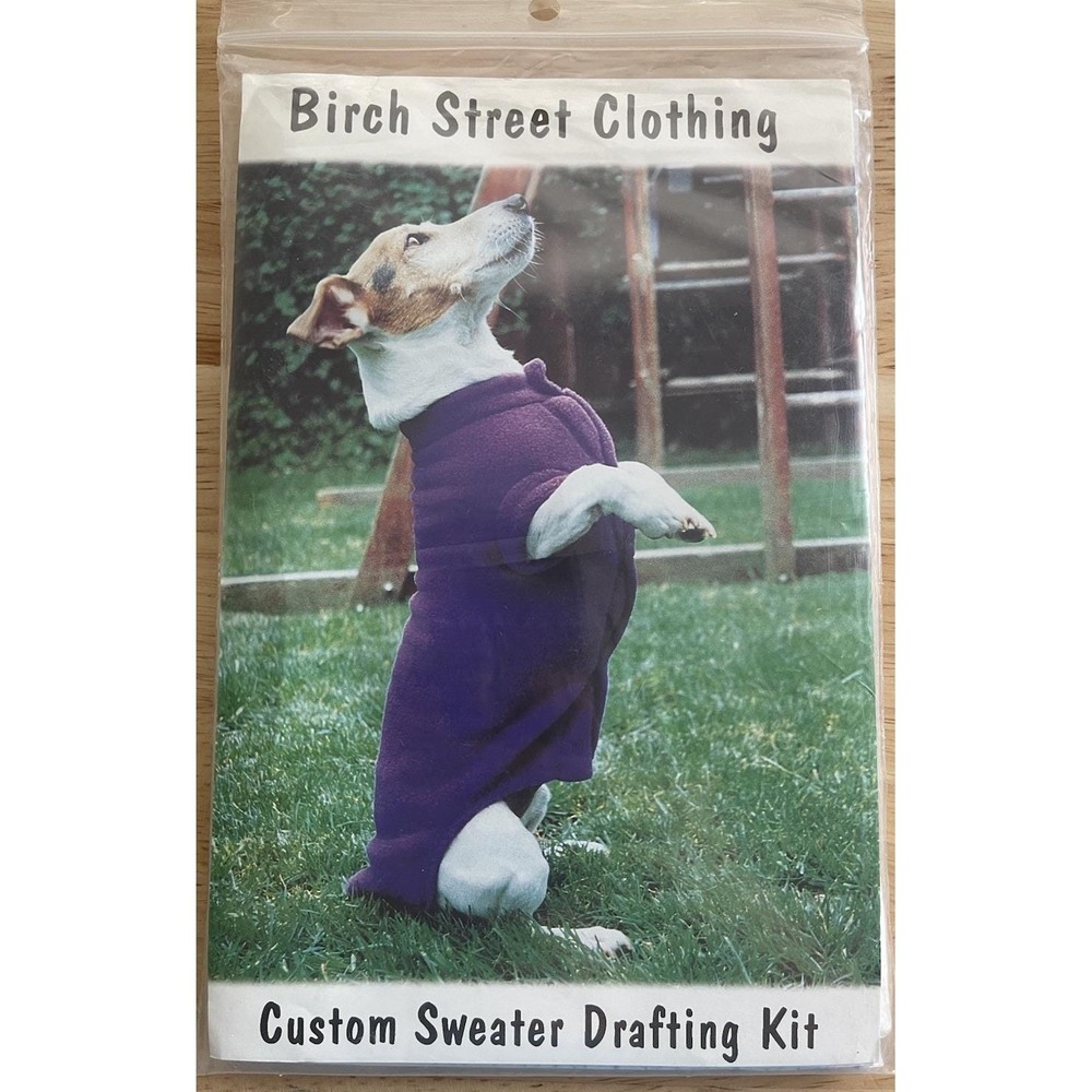 Custom Dog‎ K9 Sweater Drafting Kit Sewing Pattern Birch Street Clothing Uncut
